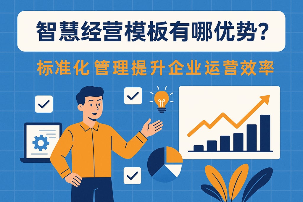 智慧经营模板有哪些优势？标准化管理提升企业运营效率