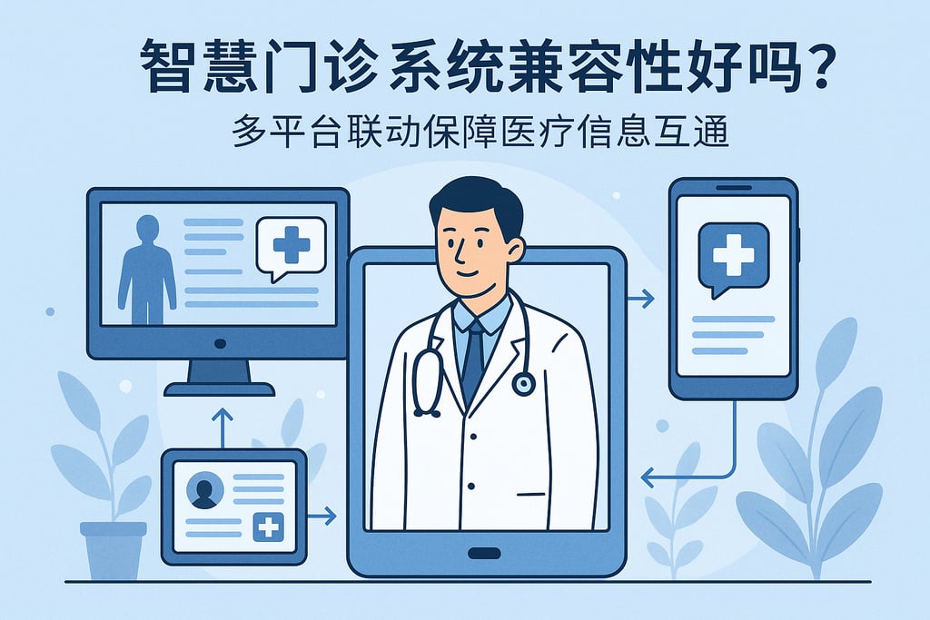 智慧门诊系统兼容性好吗？多平台联动保障医疗信息互通
