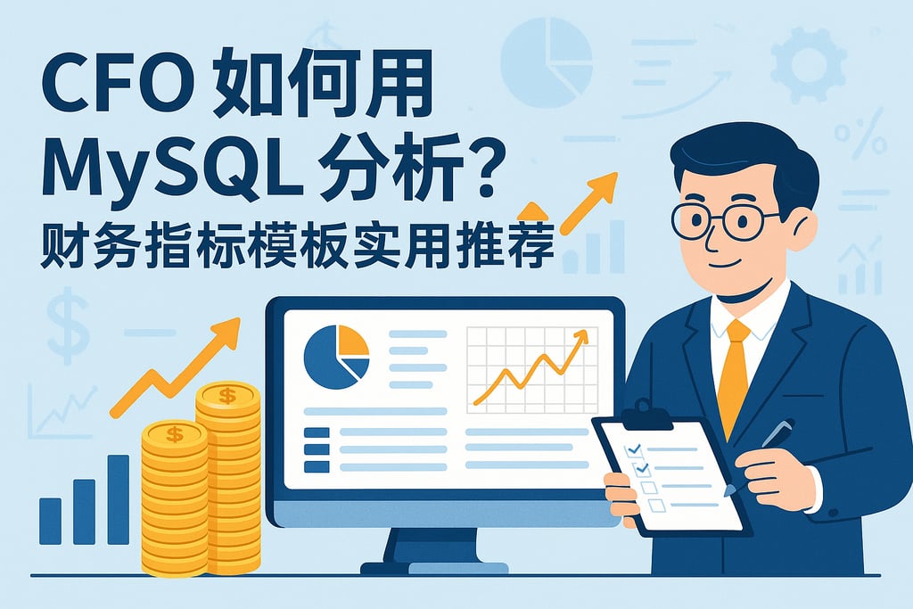 CFO如何用MySQL分析？财务指标模板实用推荐