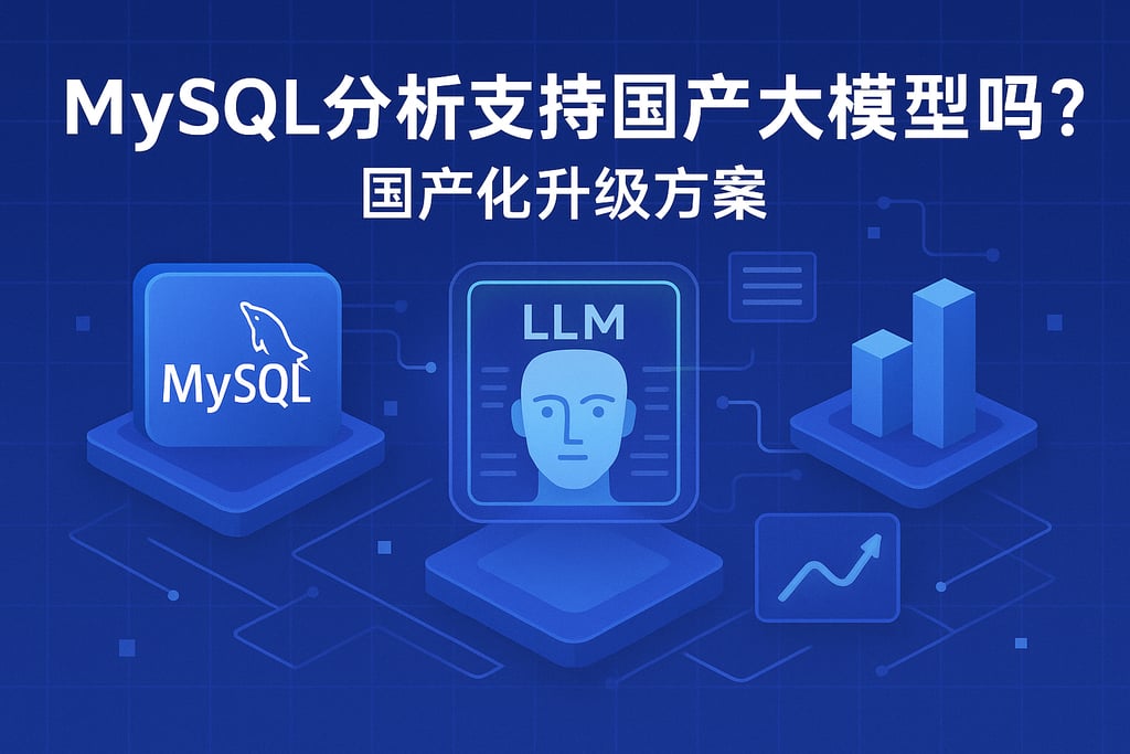 MySQL分析支持国产大模型吗？国产化升级方案 - FineBI数据分析知识库