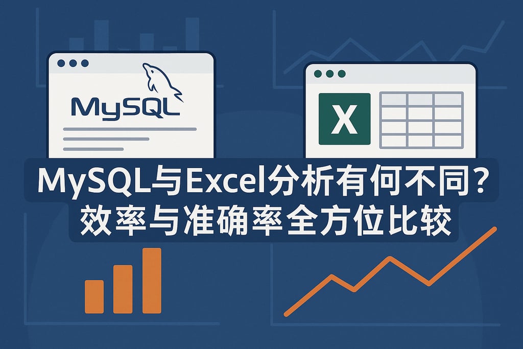 MySQL与Excel分析有何不同？效率与准确率全方位比较