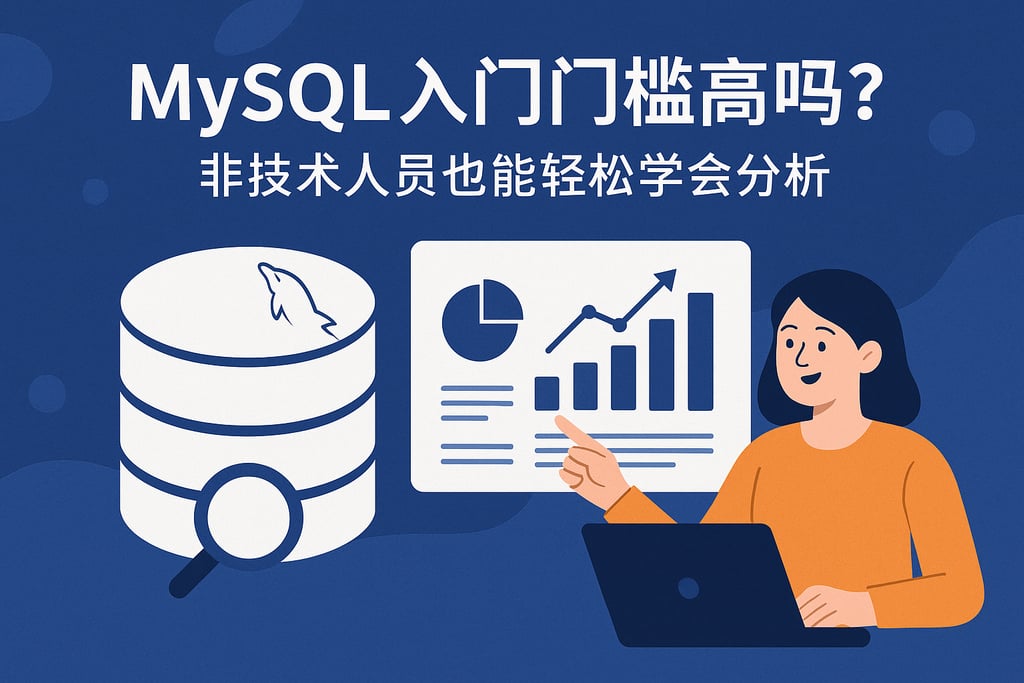 MySQL入门门槛高吗？非技术人员也能轻松学会分析