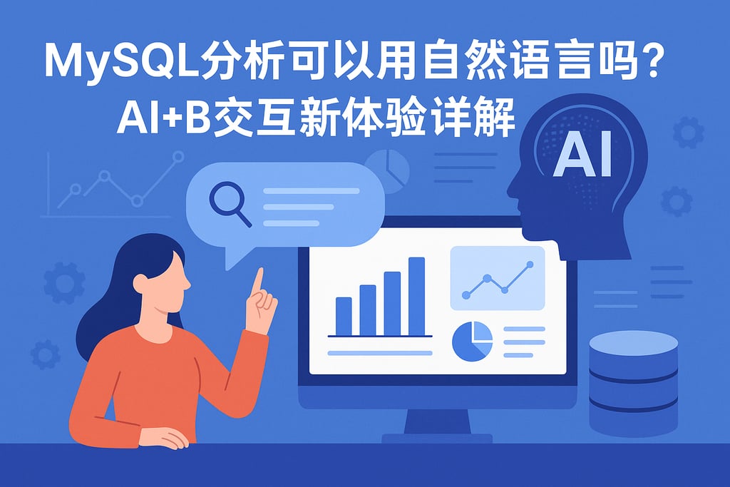 MySQL分析可以用自然语言吗？AI+BI交互新体验详解