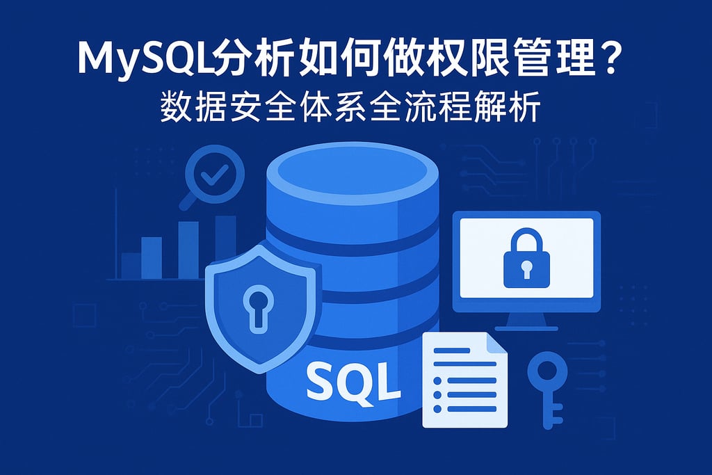 MySQL分析如何做权限管理？数据安全体系全流程解析