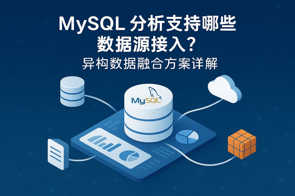 MySQL分析支持哪些数据源接入？异构数据融合方案详解