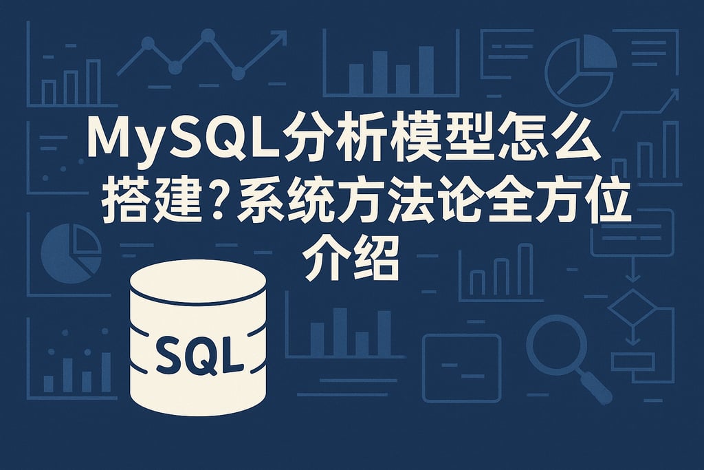 MySQL分析模型怎么搭建？系统方法论全方位介绍