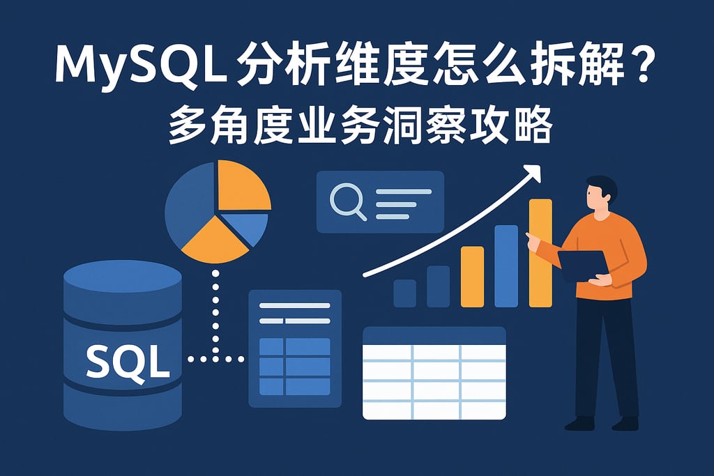 MySQL分析维度怎么拆解？多角度业务洞察攻略