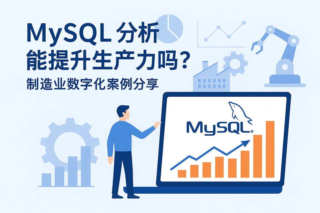 MySQL分析能提升生产力吗？制造业数字化案例分享