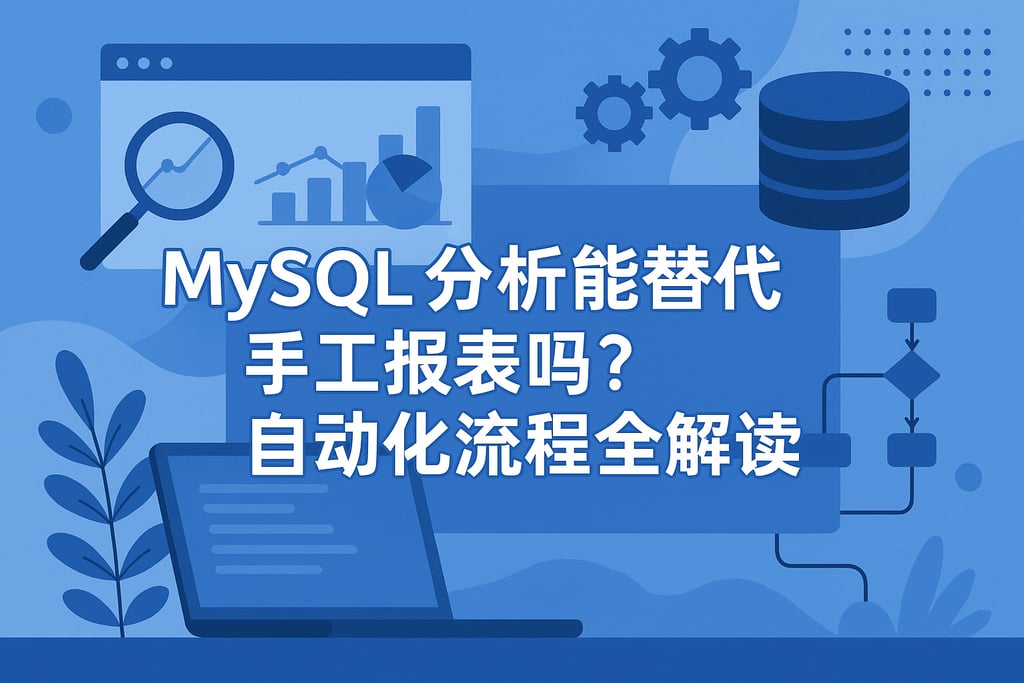 MySQL分析能替代手工报表吗？自动化流程全解读
