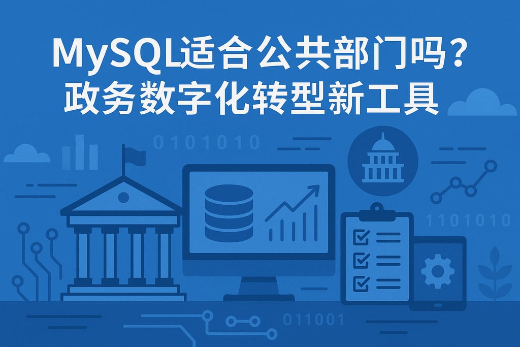 MySQL分析适合公共部门吗？政务数字化转型新工具