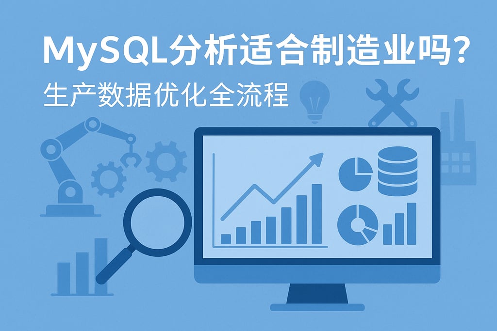 MySQL分析适合制造业吗？生产数据优化全流程
