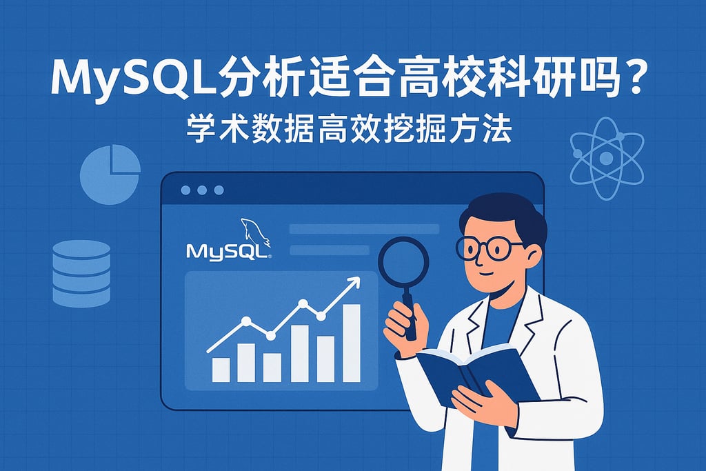 MySQL分析适合高校科研吗？学术数据高效挖掘方法