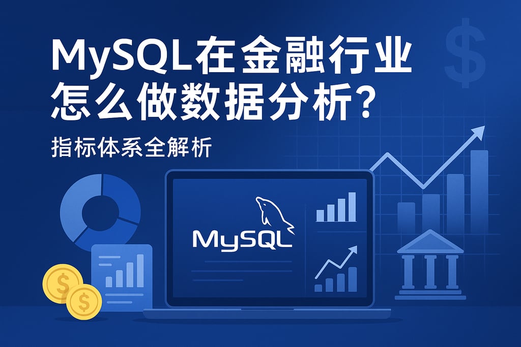 MySQL在金融行业怎么做数据分析？指标体系全解析