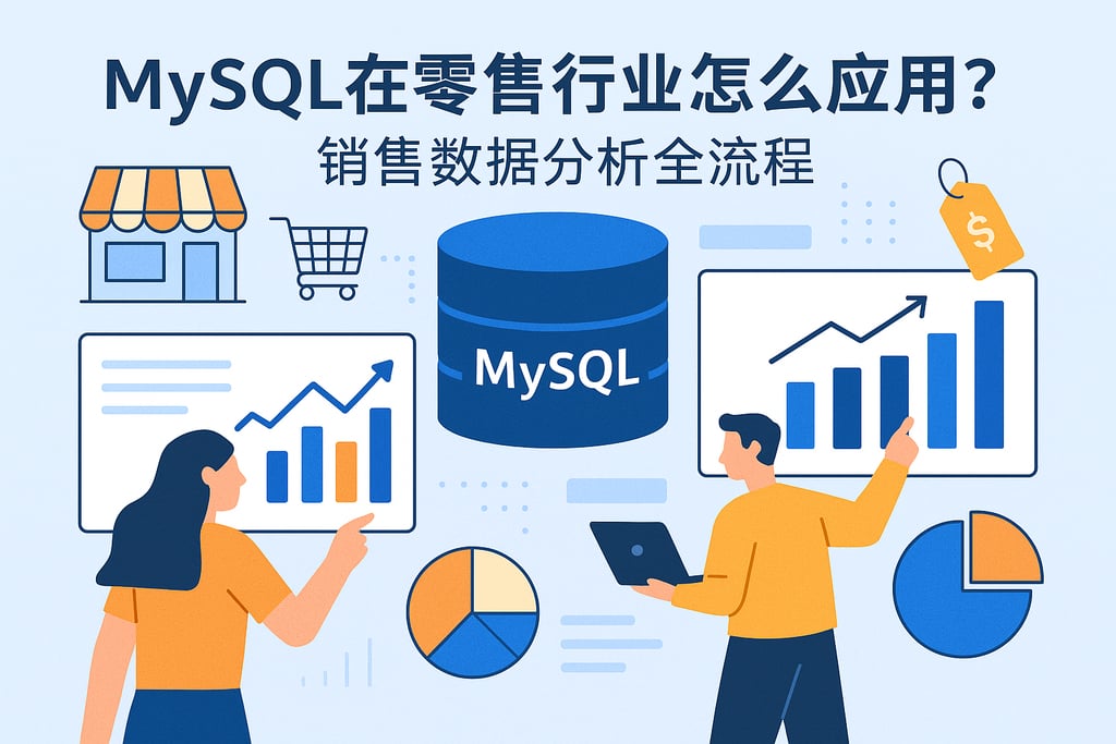 MySQL在零售行业怎么应用？销售数据分析全流程