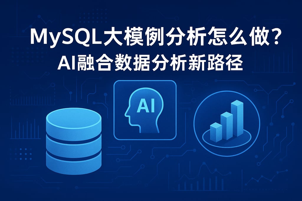 MySQL大模型分析怎么做？AI融合数据分析新路径