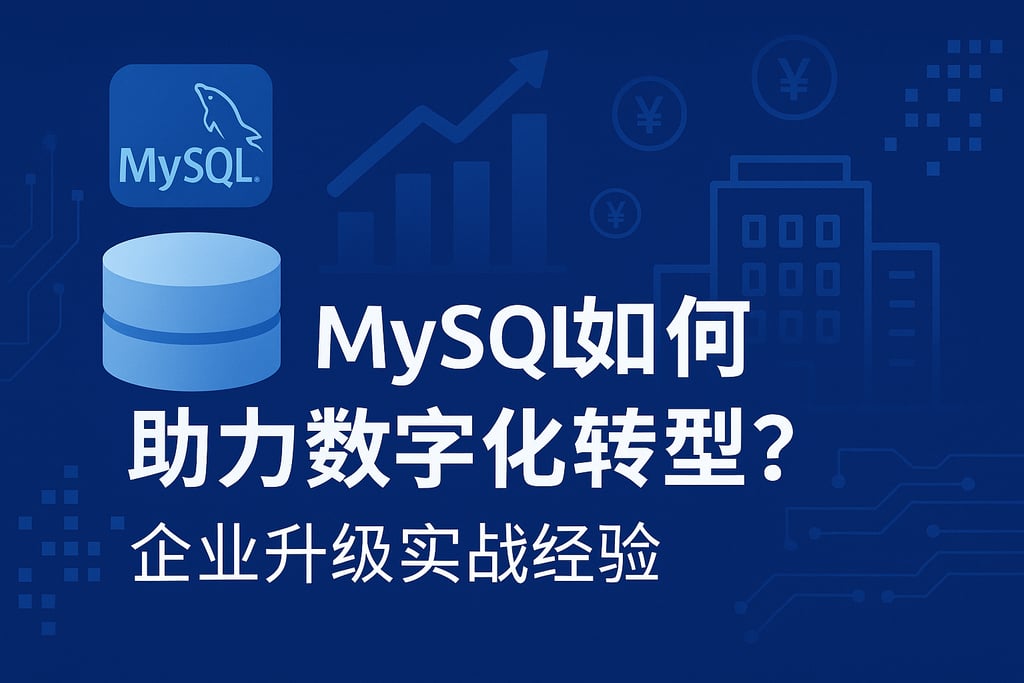 MySQL如何助力数字化转型？企业升级实战经验