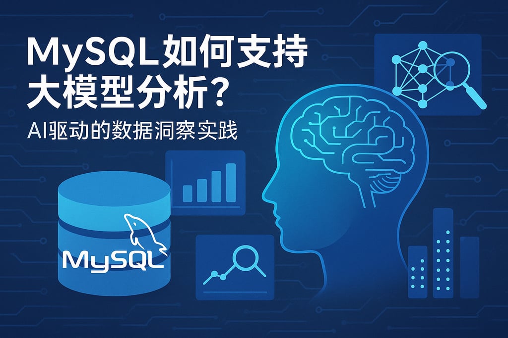 MySQL如何支持大模型分析？AI驱动的数据洞察实践