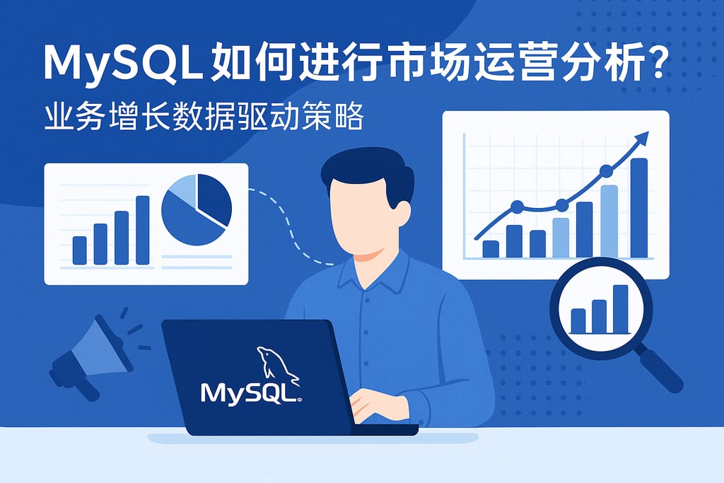 MySQL如何进行市场运营分析？业务增长数据驱动策略