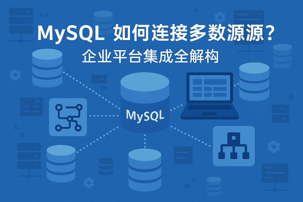 MySQL如何连接多数据源？企业平台集成全解构