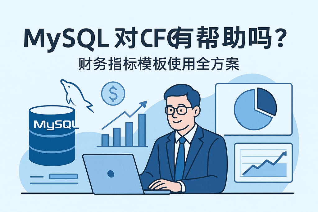 MySQL对CFO有帮助吗？财务指标模板使用全方案