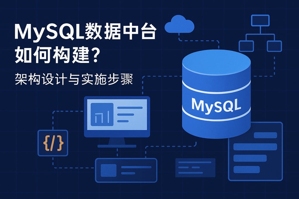 MySQL数据中台如何构建？架构设计与实施步骤