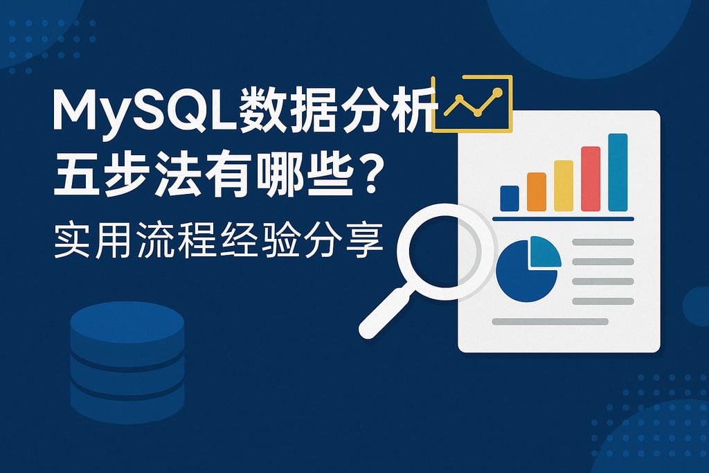 MySQL数据分析五步法有哪些？实用流程经验分享
