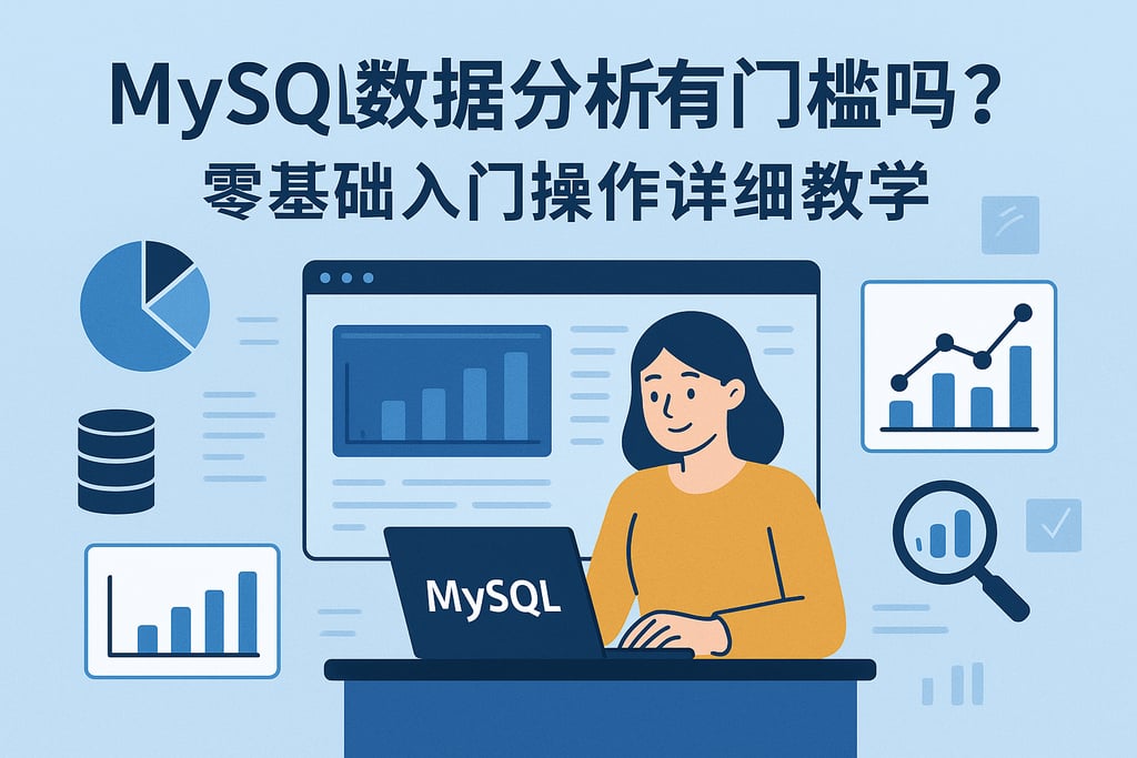 MySQL数据分析有门槛吗？零基础入门操作详细教学