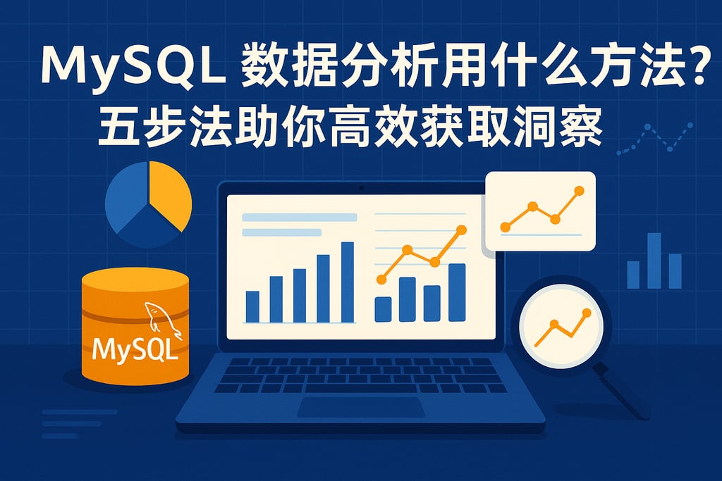 MySQL数据分析用什么方法？五步法助你高效获取洞察