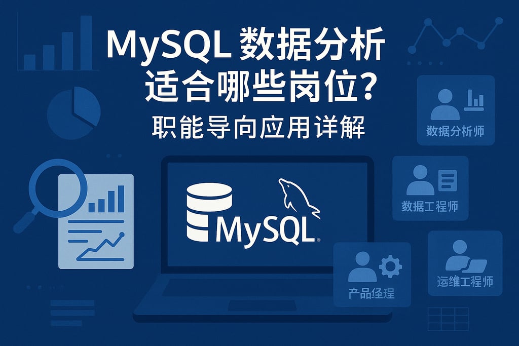 MySQL数据分析适合哪些岗位？职能导向应用详解
