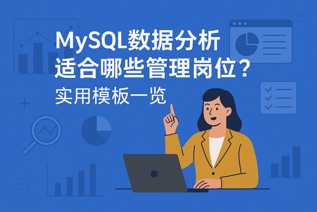 MySQL数据分析适合哪些管理岗位？实用模板一览