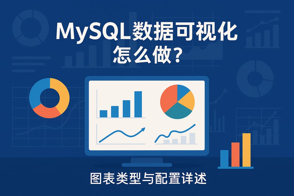 MySQL数据可视化怎么做？图表类型与配置详述