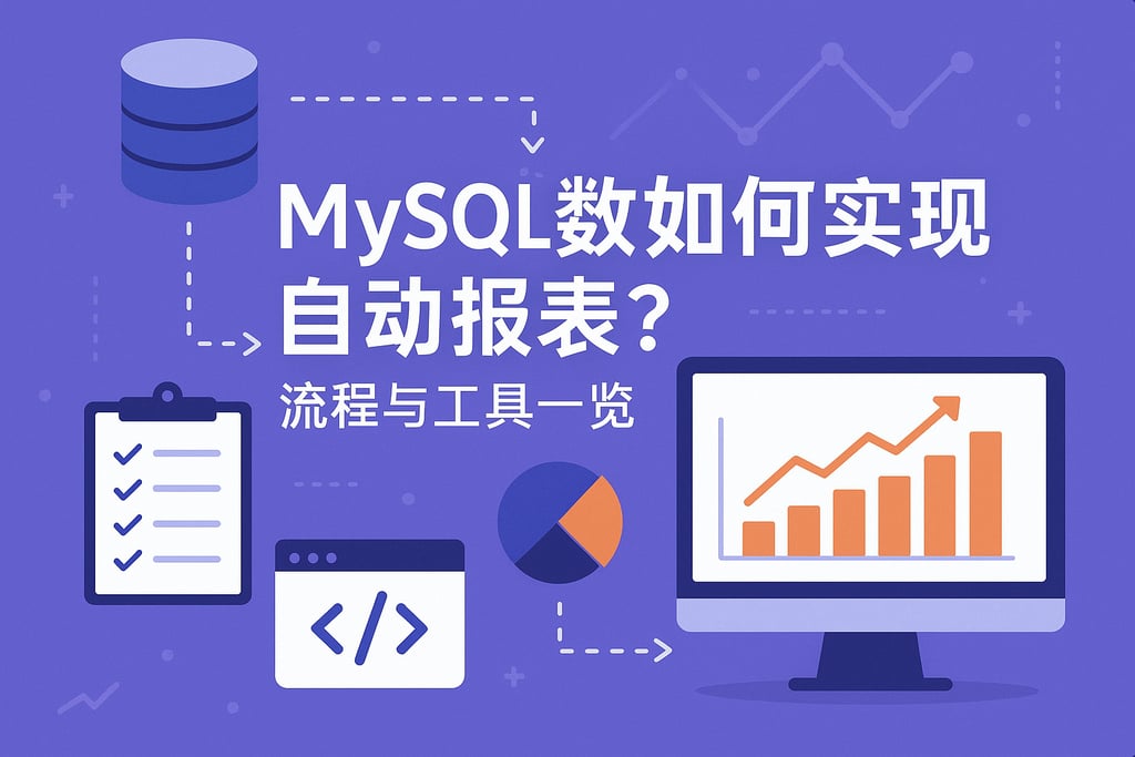 MySQL数据如何实现自动报表？流程与工具一览