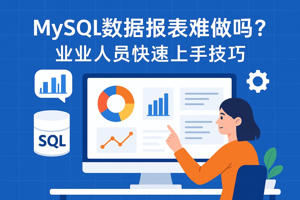 MySQL数据报表难做吗？业务人员快速上手技巧
