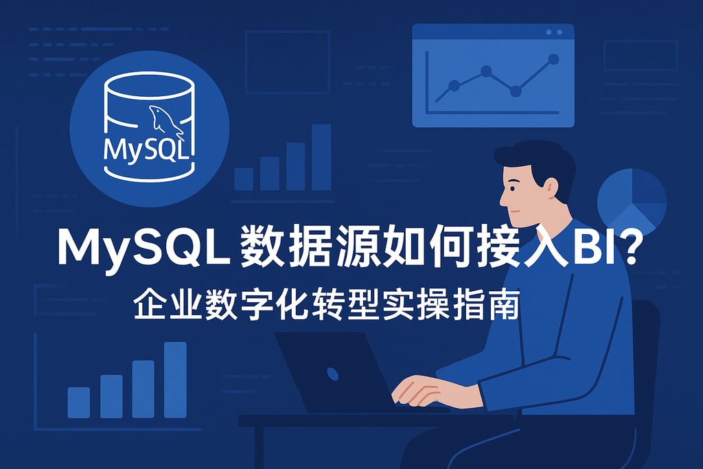 MySQL数据源如何接入BI？企业数字化转型实操指南