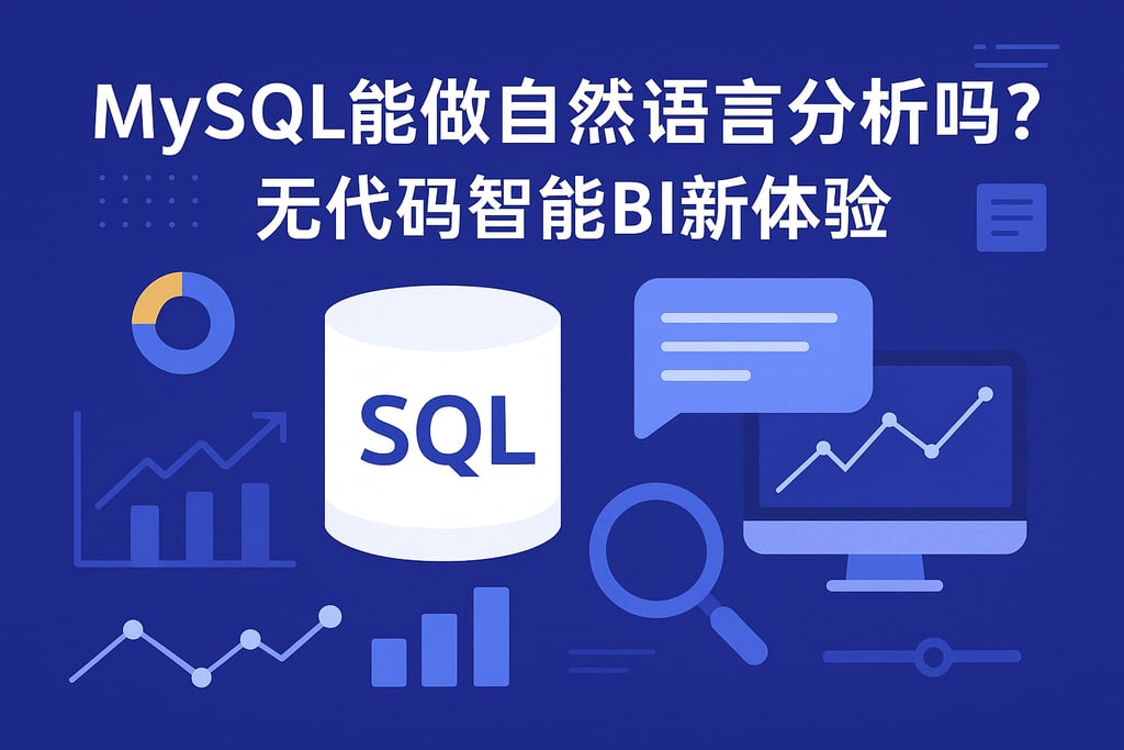 MySQL能做自然语言分析吗？无代码智能BI新体验