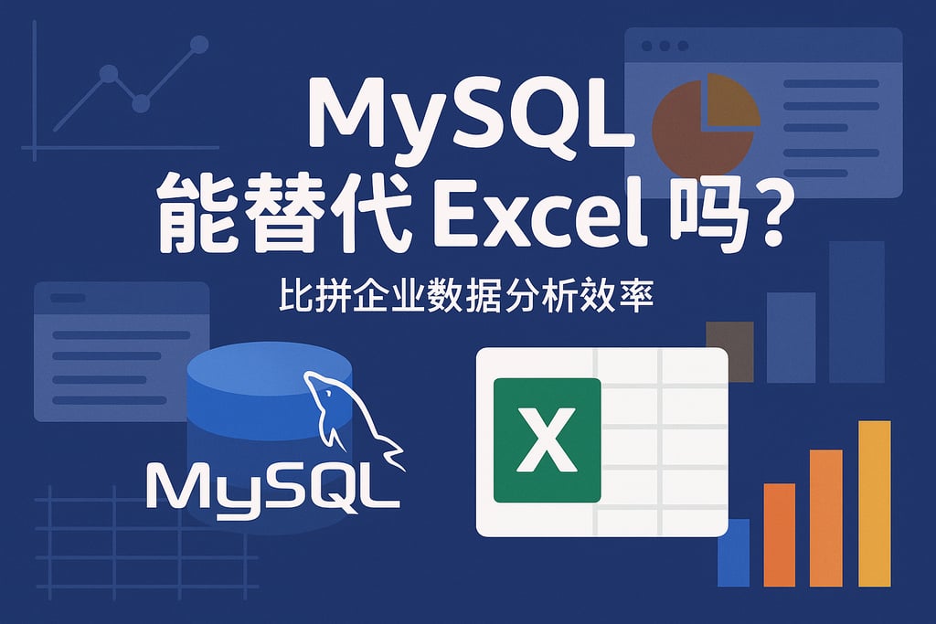 MySQL能替代Excel吗？比拼企业数据分析效率