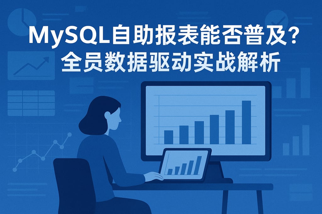 MySQL自助报表能否普及？全员数据驱动实战解析
