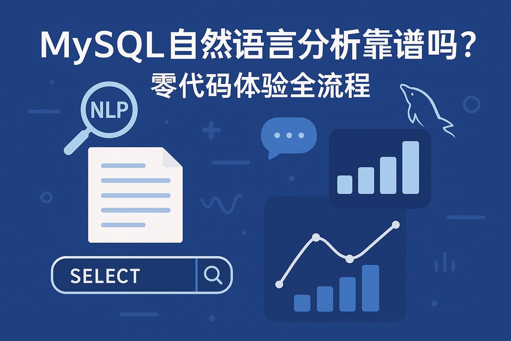 MySQL自然语言分析靠谱吗？零代码体验全流程