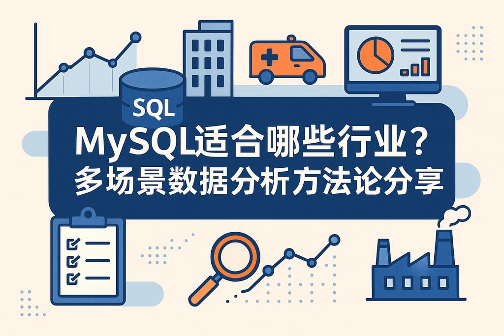 MySQL适合哪些行业？多场景数据分析方法论分享