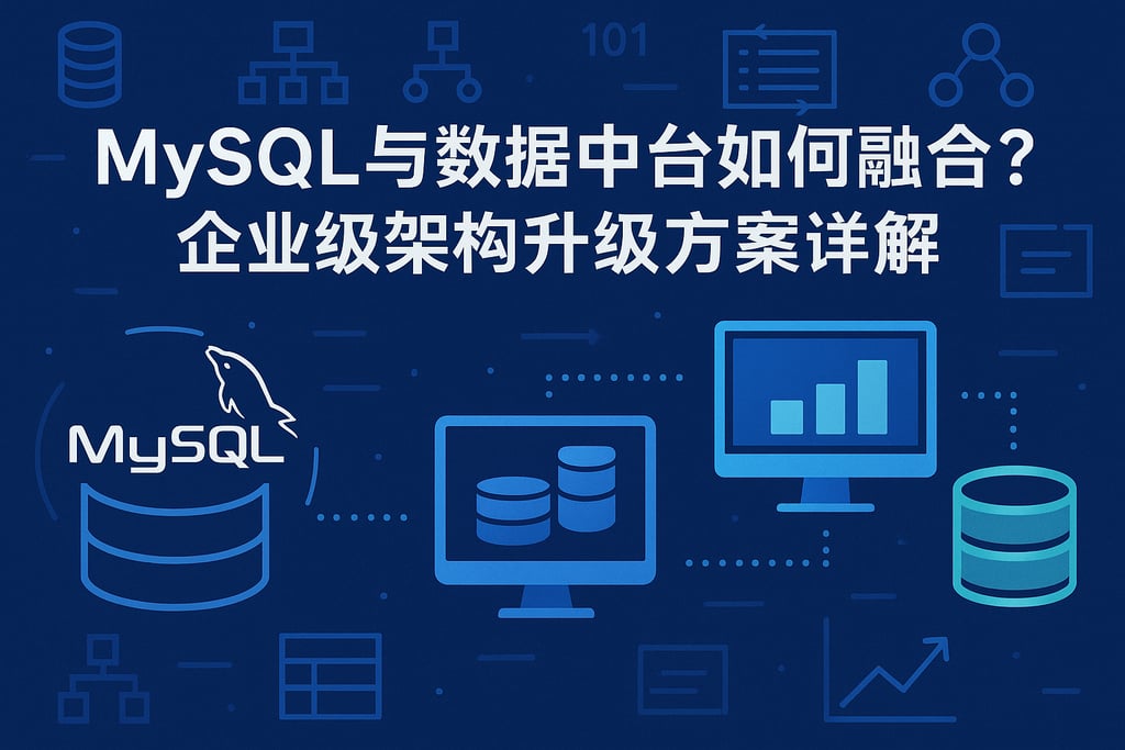 mysql与数据中台如何融合？企业级架构升级方案详解