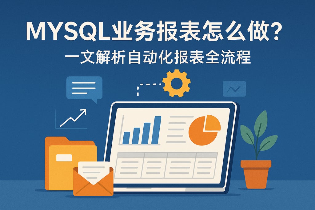 mysql业务报表怎么做？一文解析自动化报表全流程