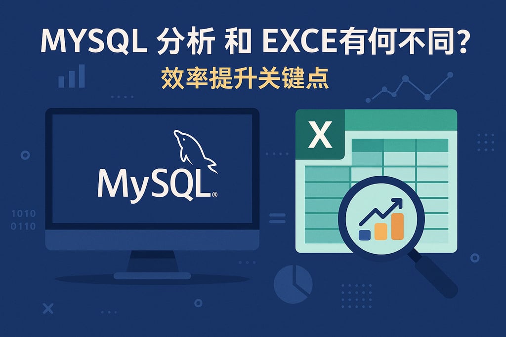 mysql分析和Excel有何不同？效率提升关键点