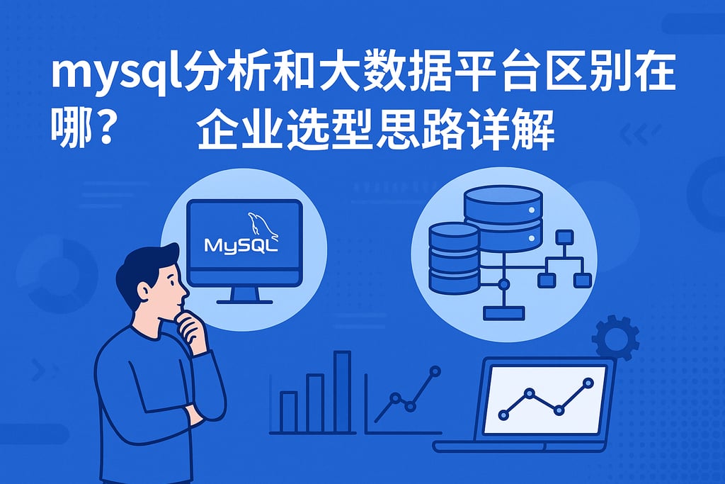 mysql分析和大数据平台区别在哪？企业选型思路详解