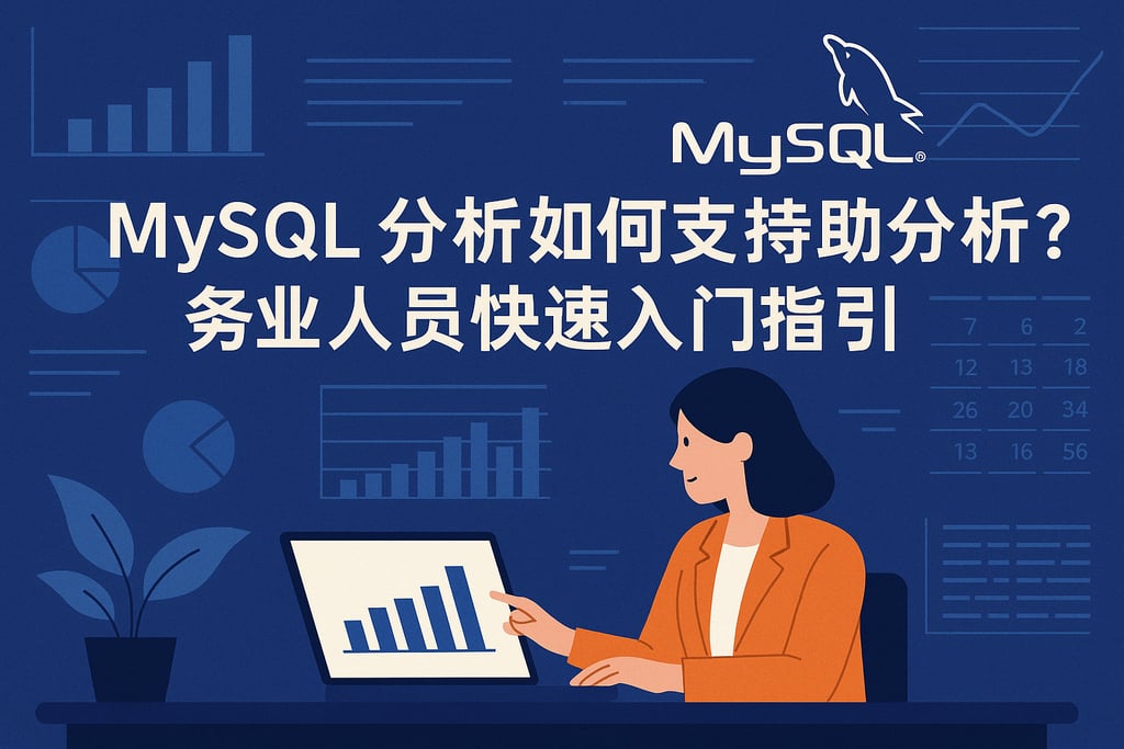 mysql分析如何支持自助分析？业务人员快速入门指引