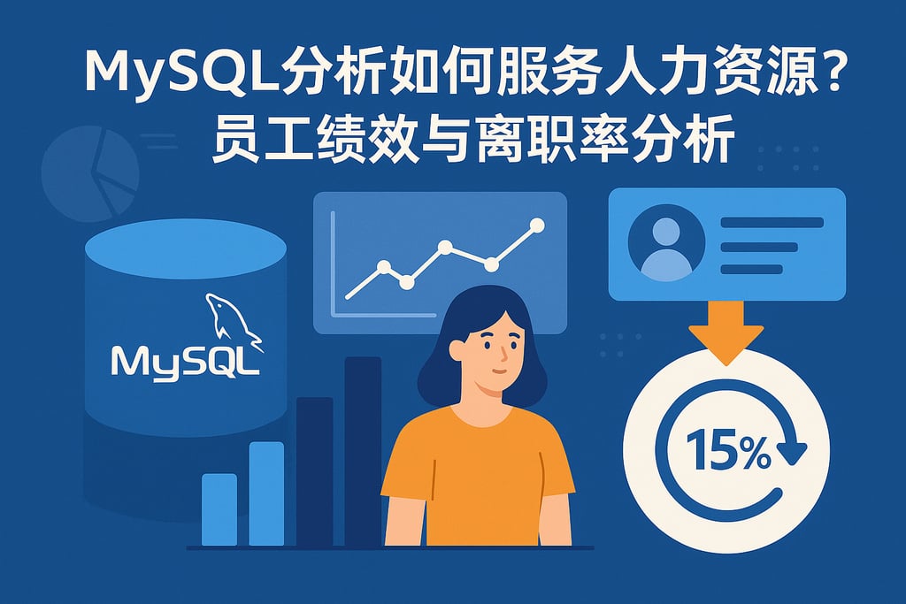 mysql分析如何服务人力资源？员工绩效与离职率分析