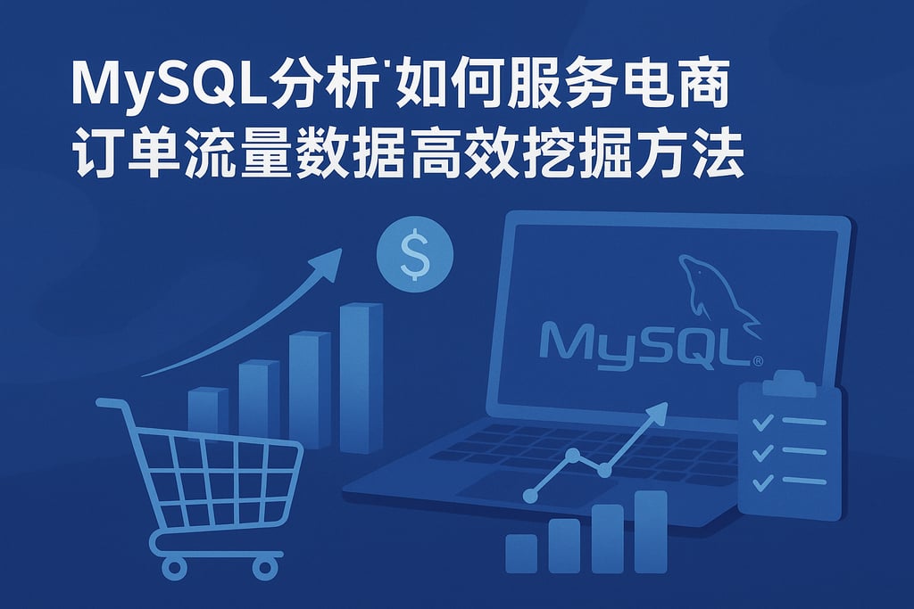 mysql分析如何服务电商？订单流量数据高效挖掘方法