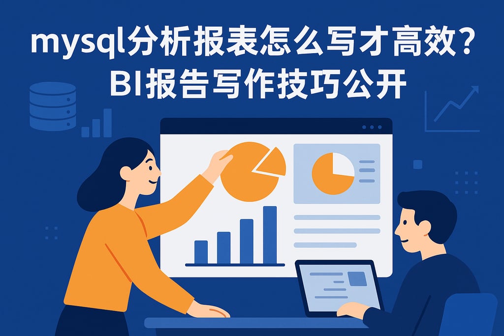 mysql分析报表怎么写才高效？BI报告写作技巧公开