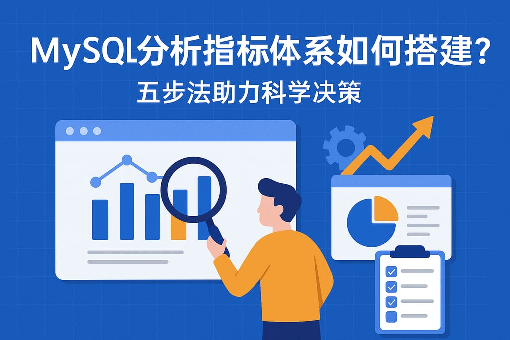 mysql分析指标体系如何搭建？五步法助力科学决策