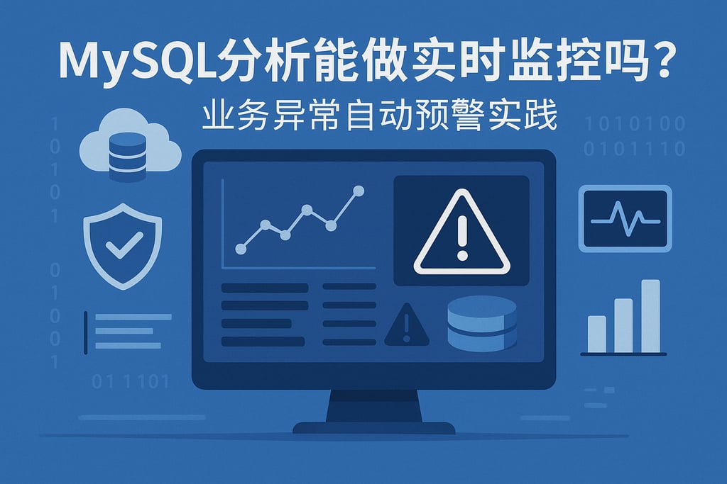mysql分析能做实时监控吗？业务异常自动预警实践