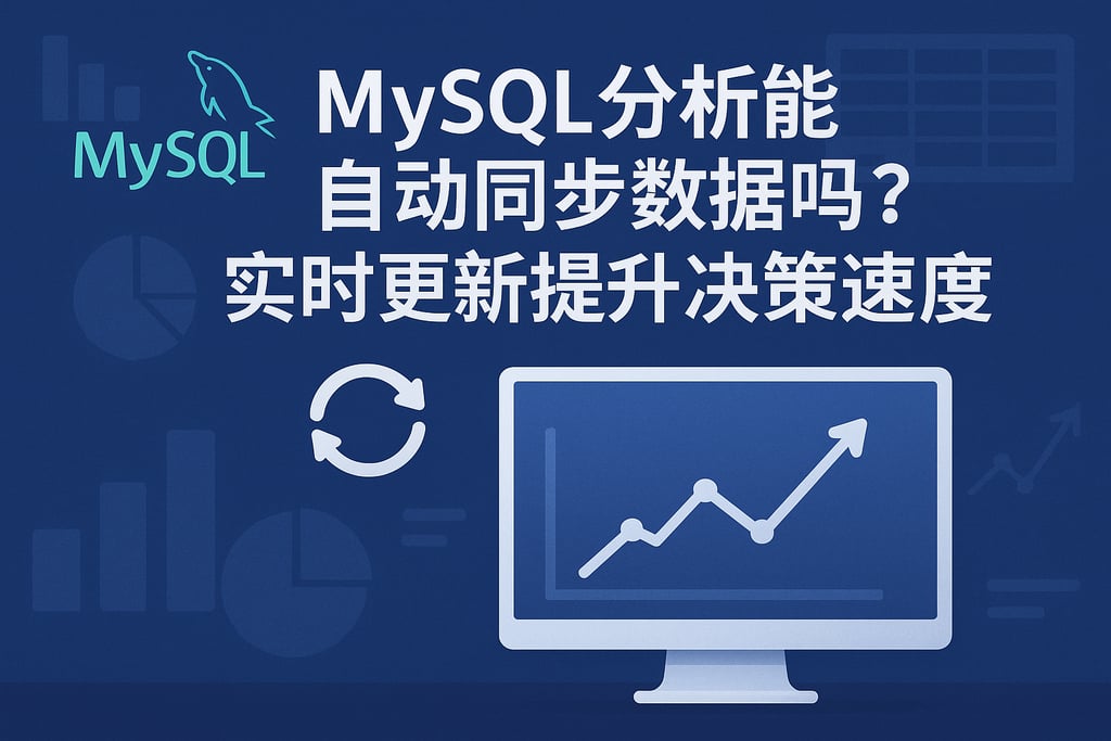 mysql分析能自动同步数据吗？实时更新提升决策速度